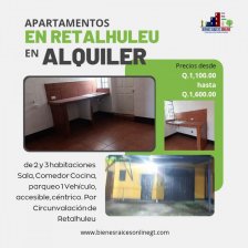 Apartamento en Renta en Circunvalación de Retalhuleu Retalhuleu, Retalhuleu