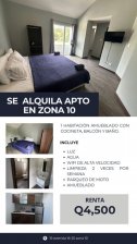 Apartamento en Renta en VILLAS SANTANDER Guatemala, Guatemala