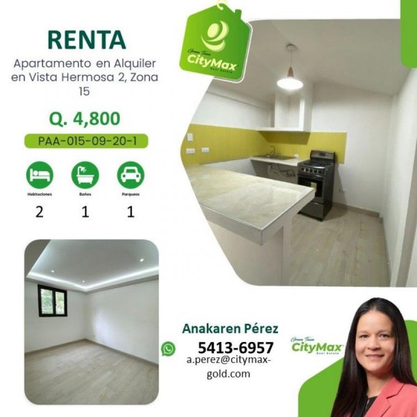 Apartamento en Renta en  Guatemala, Guatemala