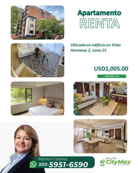 Apartamento en Renta en  Guatemala, Guatemala