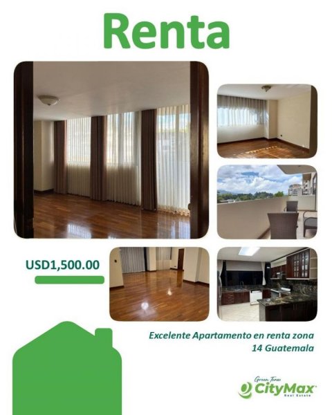 Apartamento en Renta en Zona 14 Zona 14, Guatemala