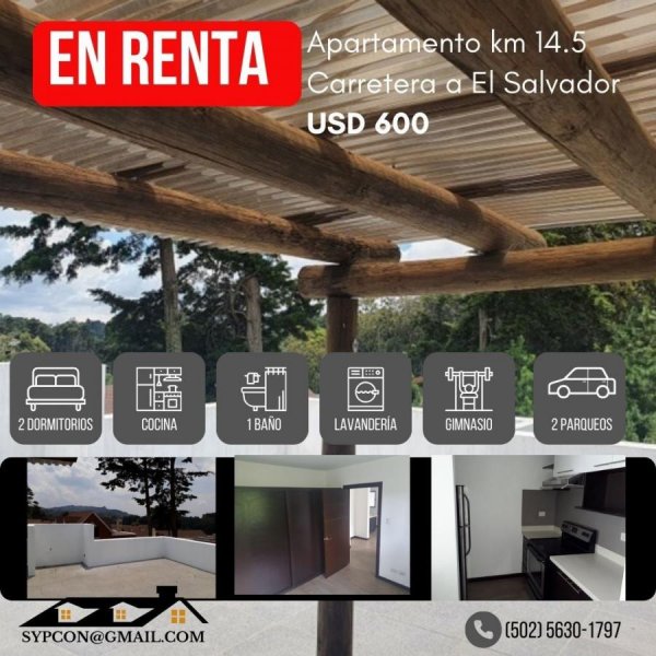 Apartamento en Renta en  Santa Catarina Pinula, Guatemala