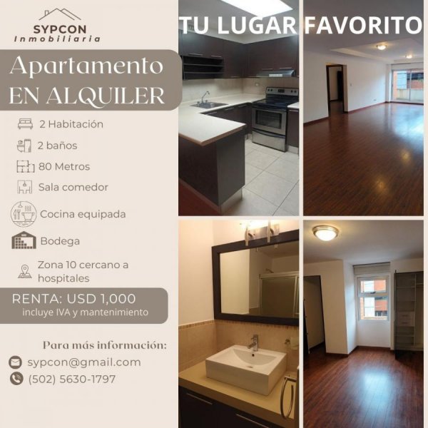 Apartamento en Renta en  Guatemala City, Guatemala, Guatemala