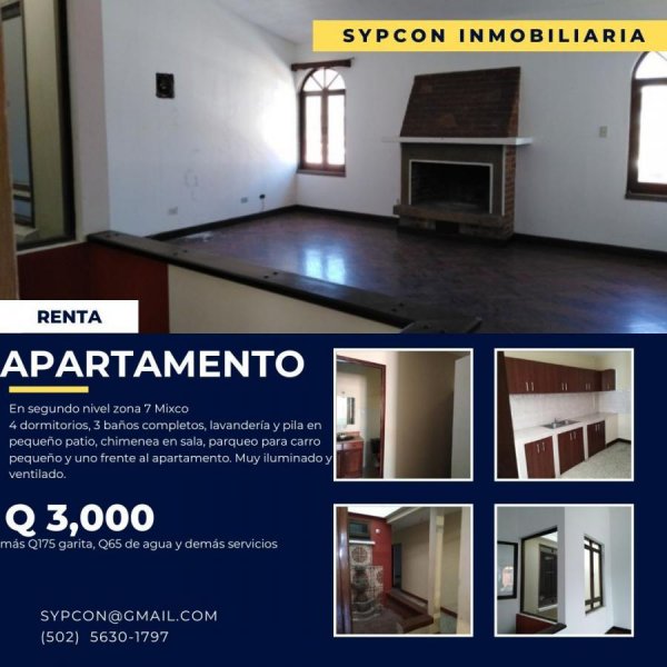 Apartamento en Renta en Paraiso Guatemala City, Guatemala, Guatemala