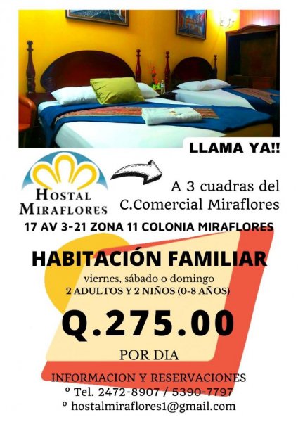 Hotel en Renta Vacacional en  Guatemala, Guatemala