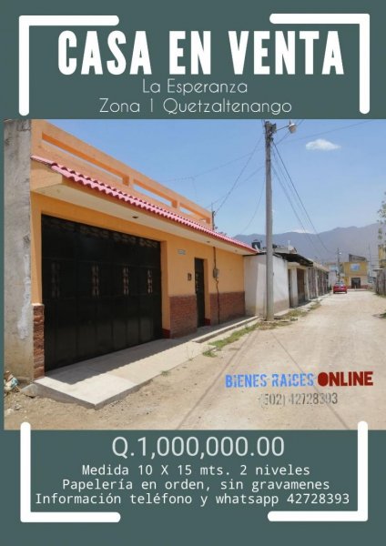 Casa en Venta en  Quetzaltenango, Quetzaltenango
