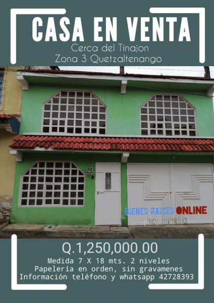 Casa en Venta en  Quetzaltenango, Quetzaltenango