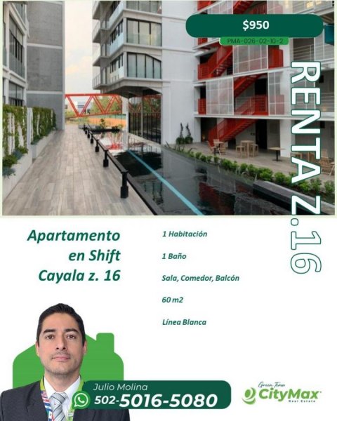 Apartamento en Renta en Cayala Guatemala, Guatemala