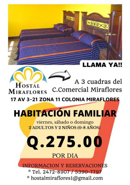 Hotel en Renta Vacacional en  Guatemala, Guatemala