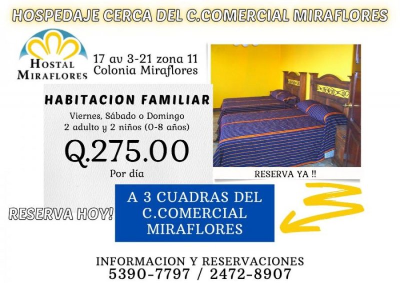 Hotel en Renta Vacacional en  Guatemala, Guatemala