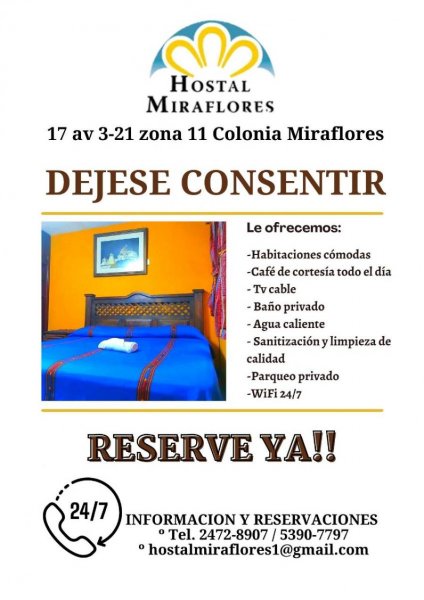 Hotel en Renta Vacacional en  Guatemala, Guatemala