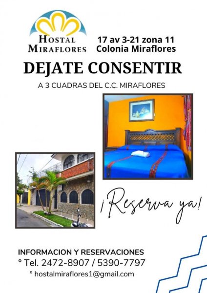 Hotel en Renta Vacacional en  Guatemala, Guatemala