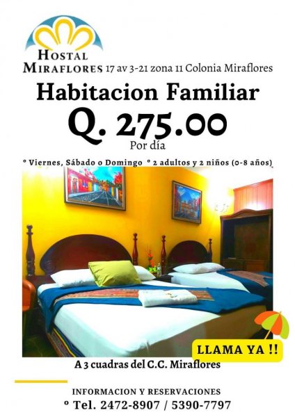 Hotel en Renta Vacacional en  Guatemala, Guatemala