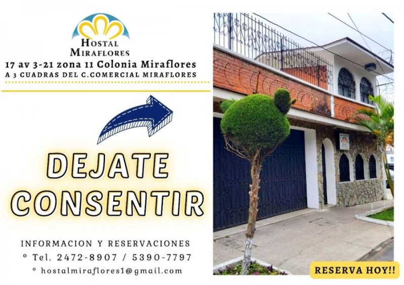 Hotel en Renta Vacacional en  Guatemala, Guatemala