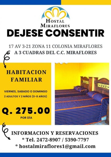Hotel en Renta Vacacional en  Guatemala, Guatemala