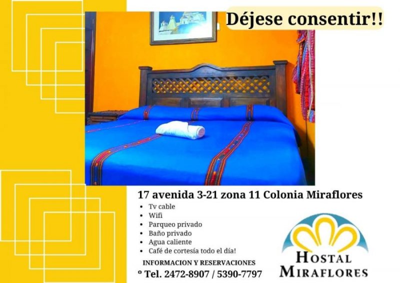 Hotel en Renta Vacacional en  Guatemala, Guatemala