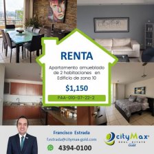 Apartamento en Renta en Zona 10 Guatemala, Guatemala