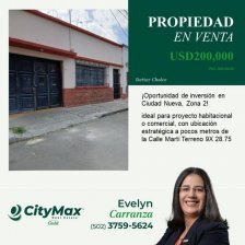Terreno en Venta en  Guatemala, Guatemala