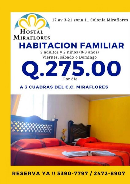 Hotel en Renta Vacacional en  Guatemala, Guatemala