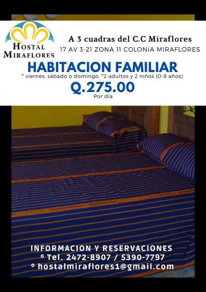 Hotel en Renta Vacacional en  Guatemala, Guatemala