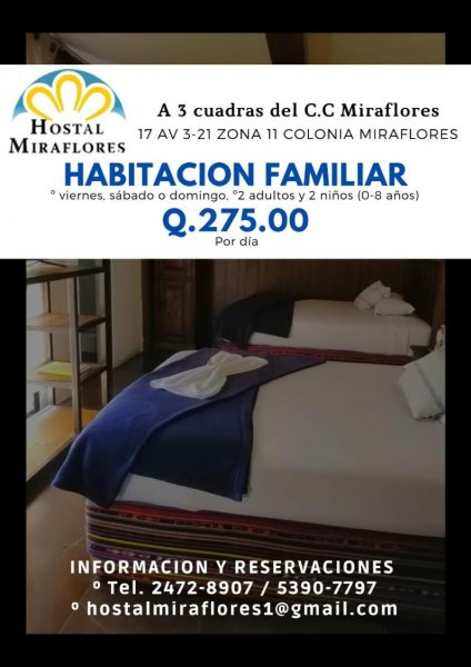 Hotel en Renta Vacacional en  Guatemala, Guatemala