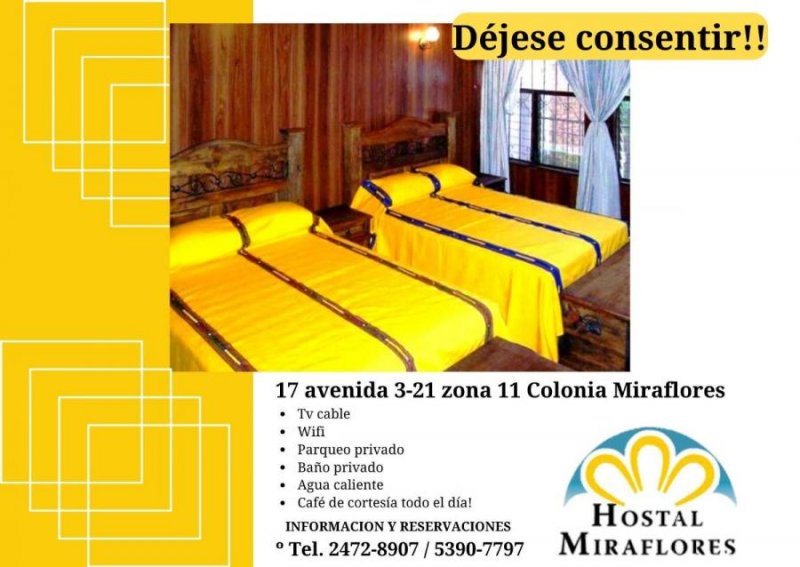 Hotel en Renta Vacacional en  Guatemala, Guatemala