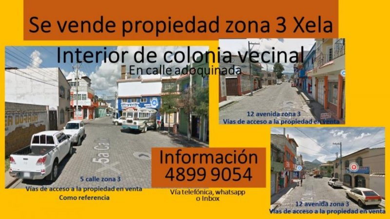 Casa en Venta en A 6 cuadras del parque Benito Juárez y Mercado La  a pocos pasos de la 12 avenida en zona 3 en Xela, Quetzaltenango