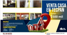 Casa en Venta en Tecpan Tecpán Guatemala, Chimaltenango